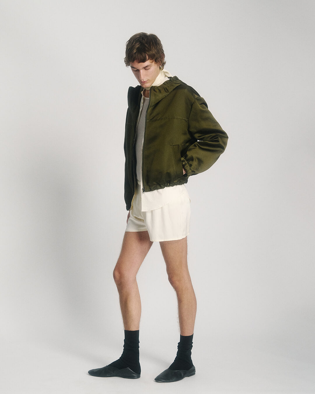 HOODED BLOUSON