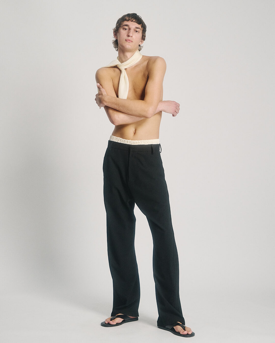 TWISTED LEG TROUSER