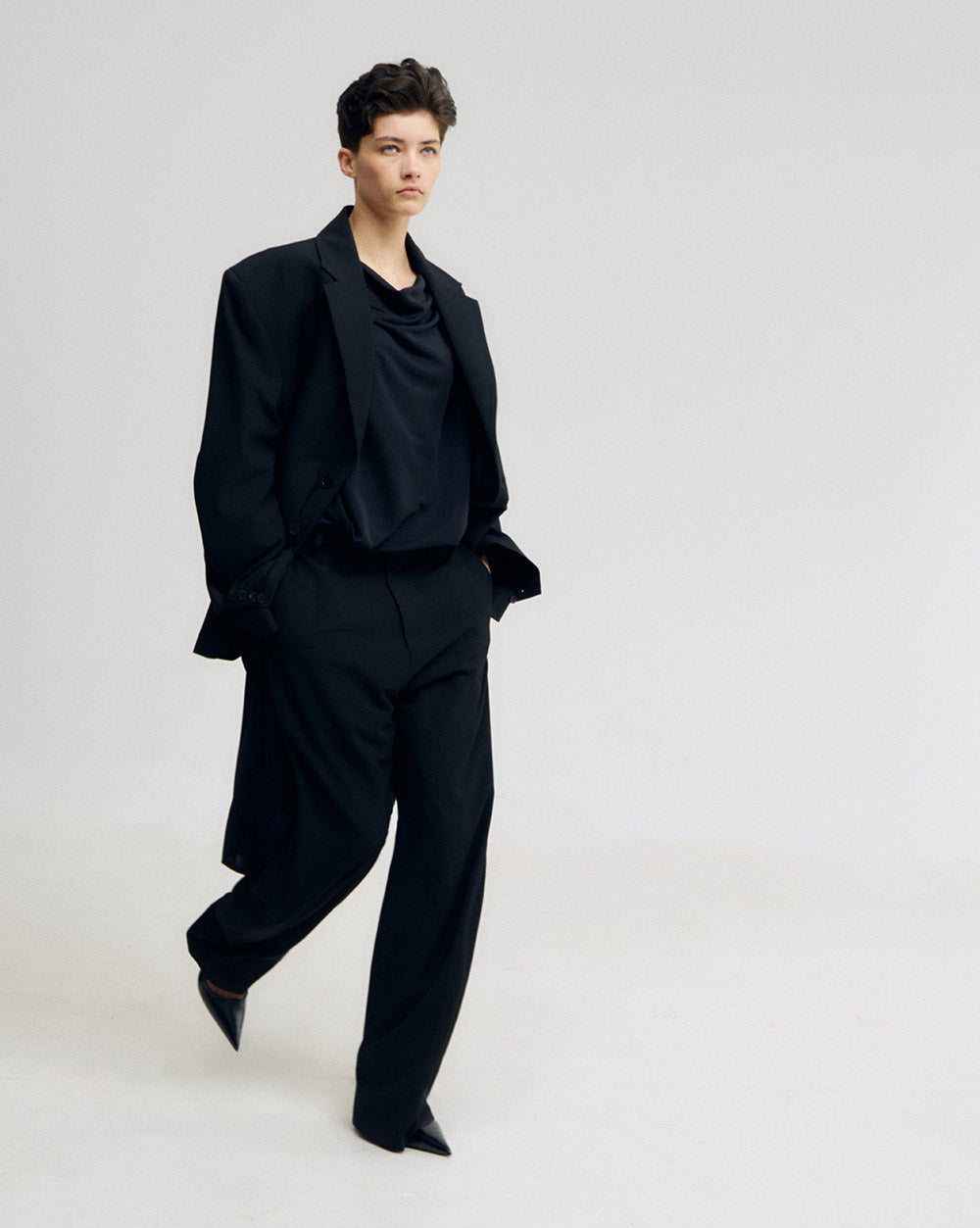 TWISTED LEG TROUSER