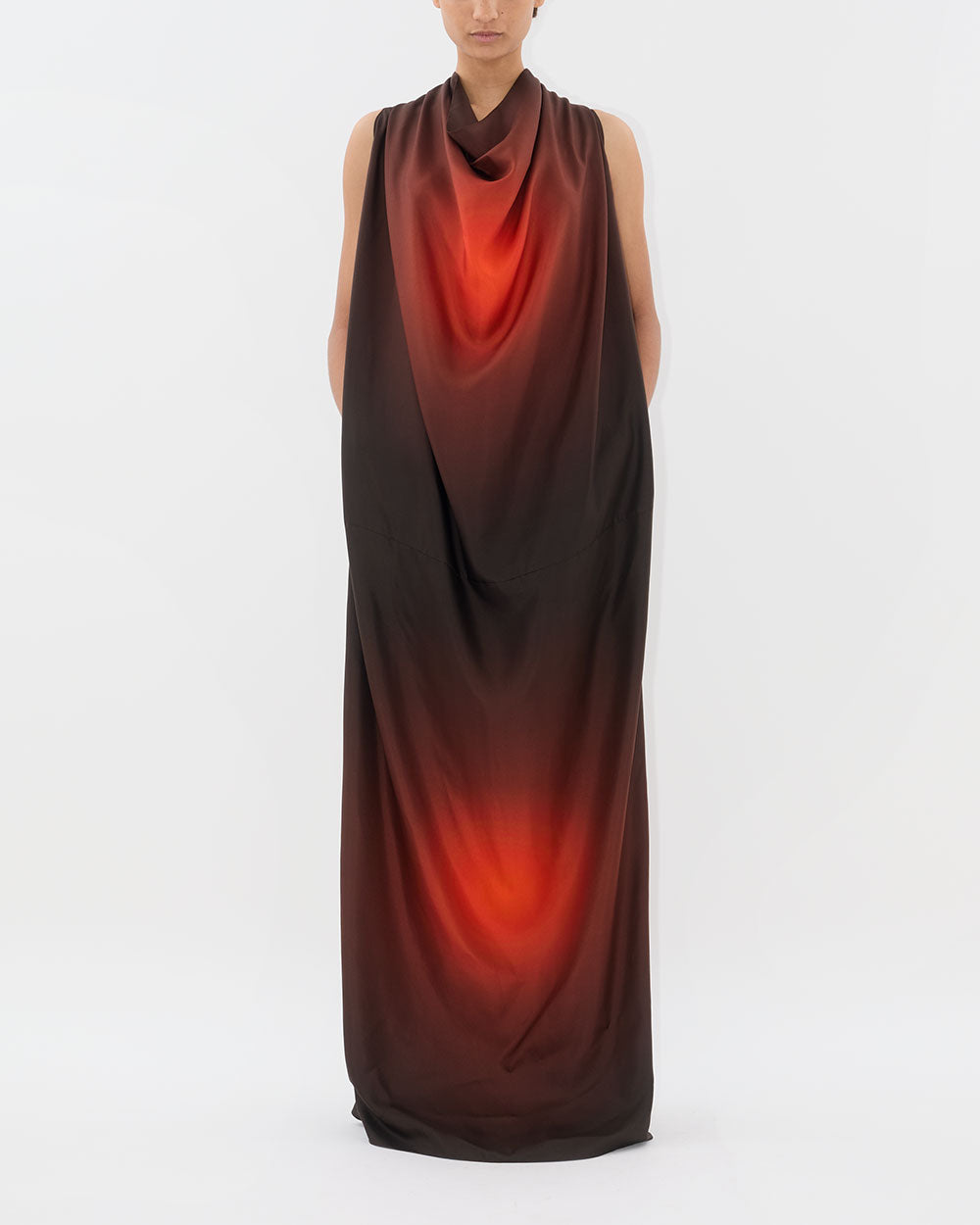 SLEEVELESS CARRÉ DRESS