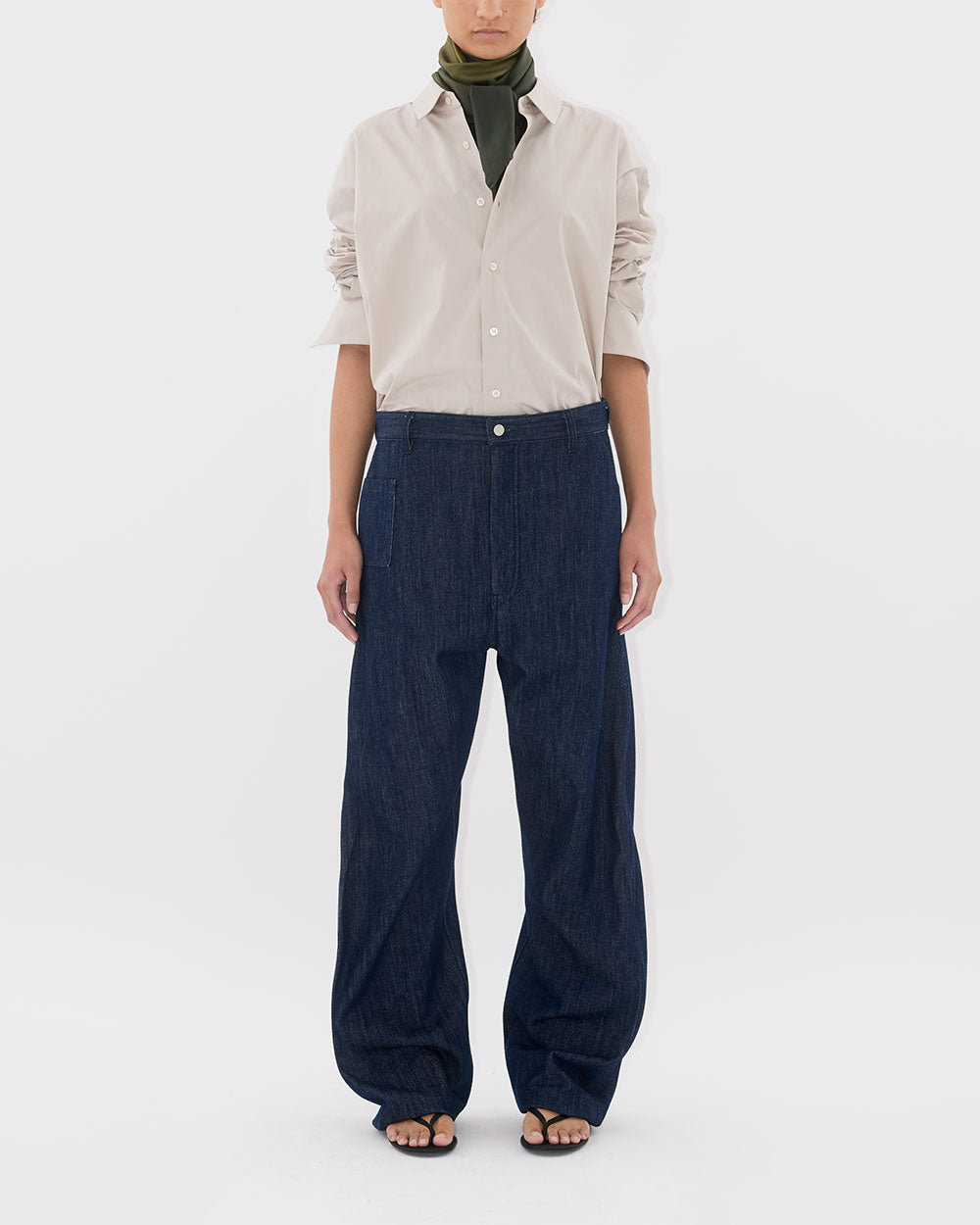 TWISTED LEG TROUSER