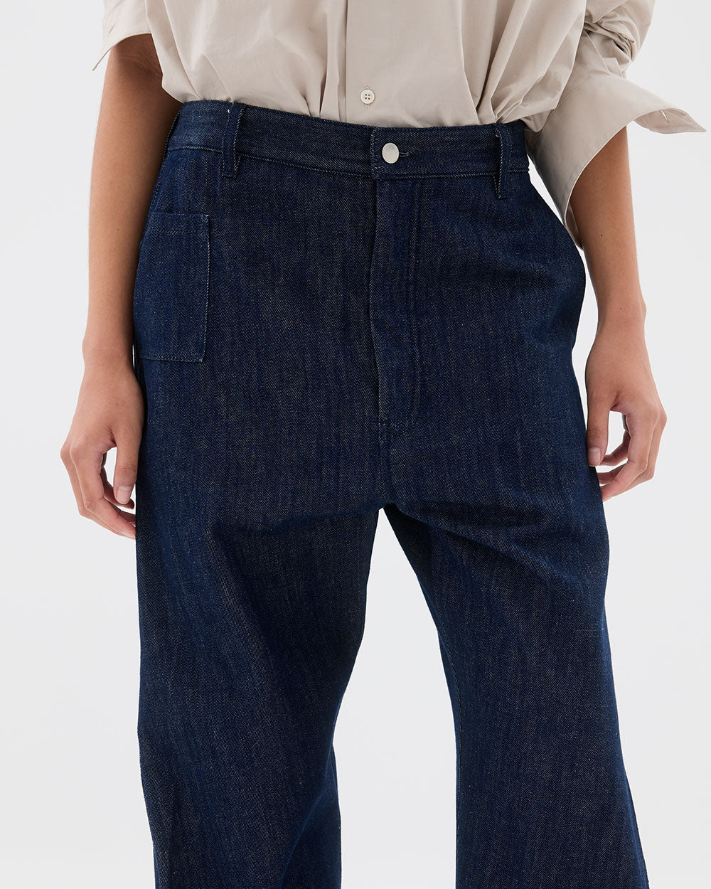 TWISTED LEG TROUSER