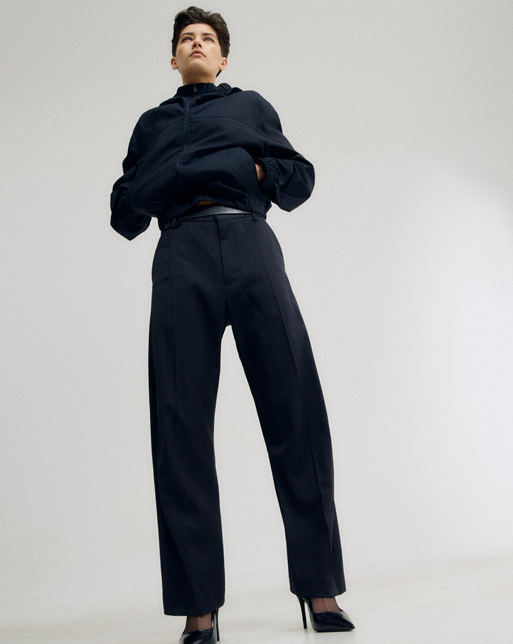 TWISTED LEG TROUSER